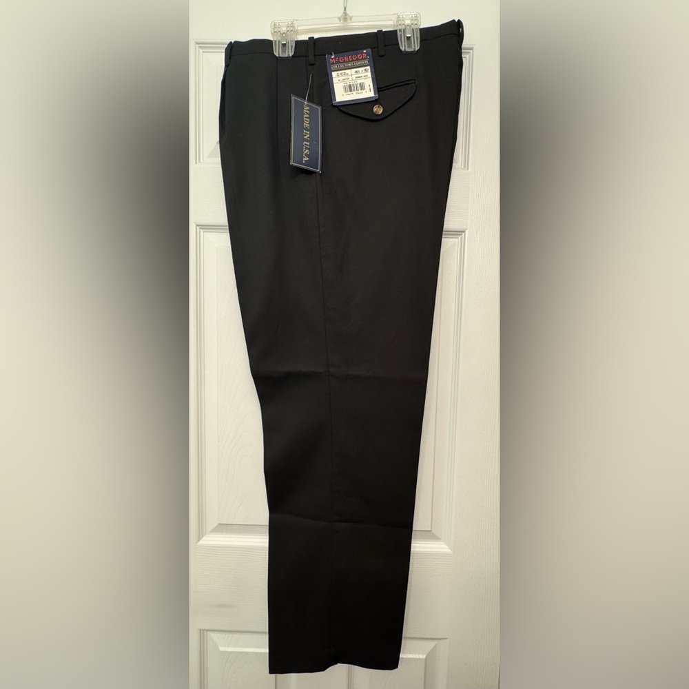Vintage NWT McGregor Classics Men's Black Pants - SZ 40x32